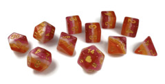 Community Lesbian Pride Dice Set Opaque